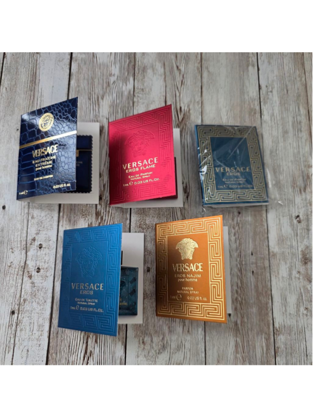 Men's Versace Grooming samples